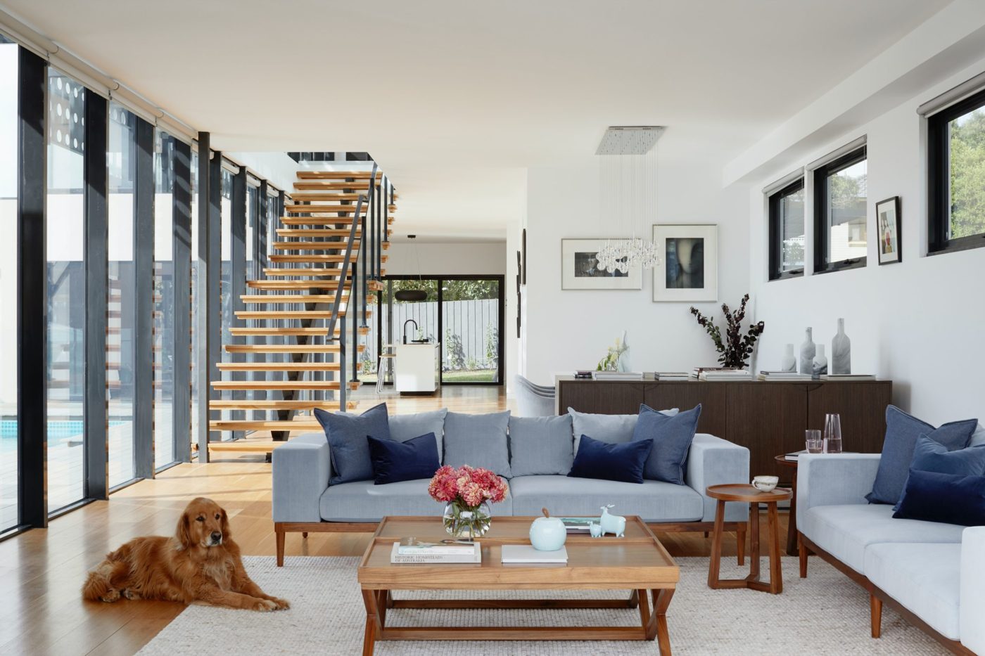 Bright, sustainable building interior